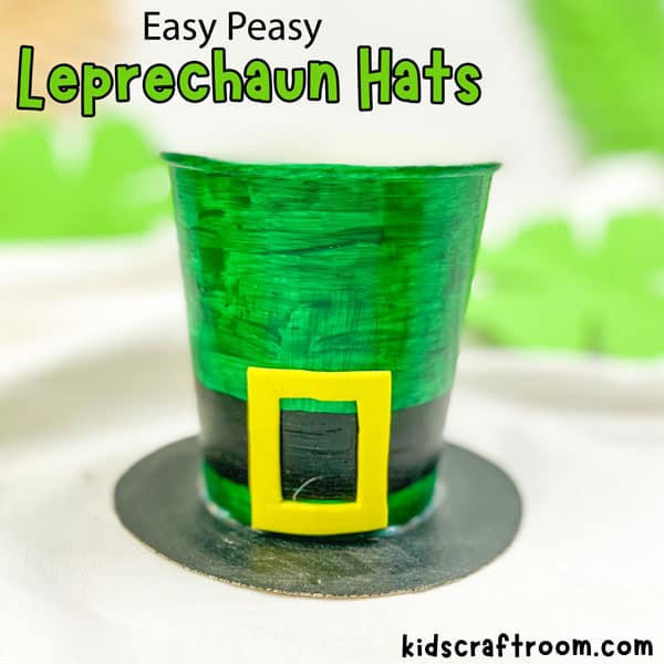 Paper Cup Leprechaun Hat Craft